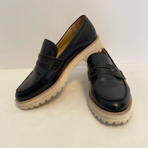 Dolce Vita Women's Abbott Lug Sole Loafers Black Size 9